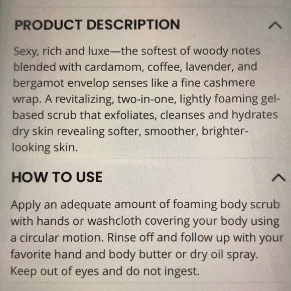 M. Greengrass Cardamom Lavender foaming body scrub - Picture 4 of 4